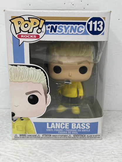 Funko Pop! Rocks Nsync #113 Lance Bass Vinyl Figure Vaulted