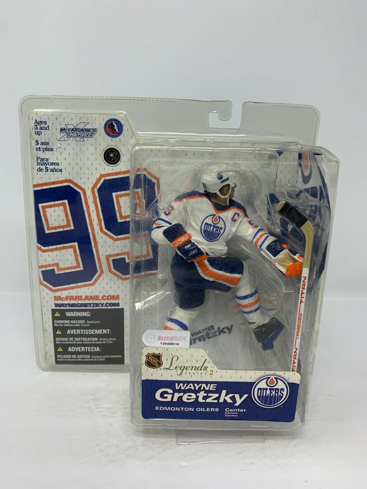 McFarlane NHL Wayne Gretzky Edmonton Oilers Chase Legends Series 2 Figure