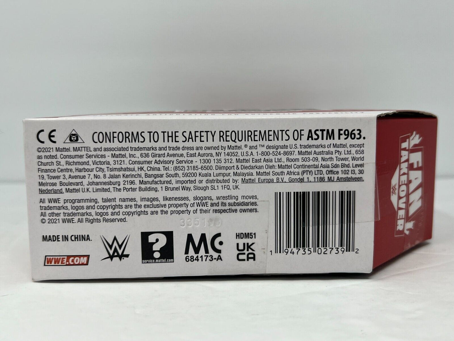 WWE Ultimate Warrior Ultimate Edition Fan Takeover Action Figure W/ Belts Mattel Toys