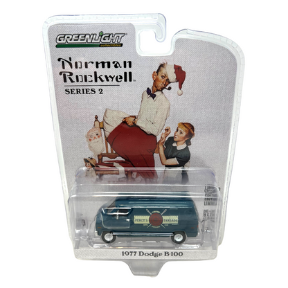 Greenlight Norman Rockwell Series 2 1977 Dodge B-100 1:64 Diecast