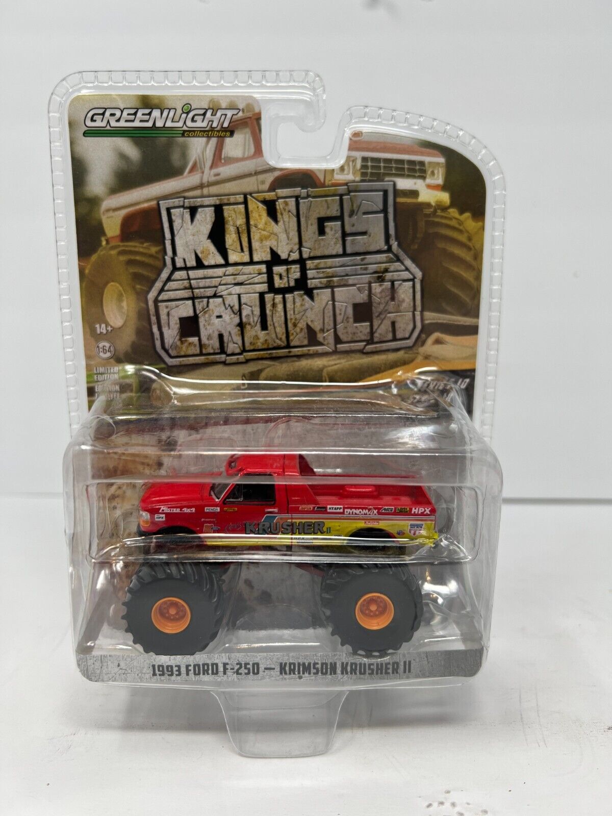 Greenlight Kings of Crunch Series 10 Ford F-250 Krimson Krusher II 1:64 Diecast