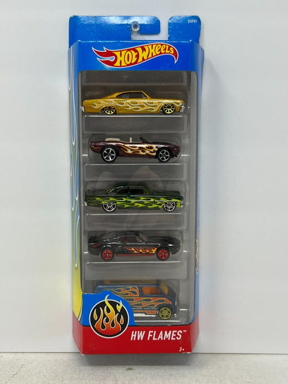 Hot Wheels 2016 HW Flames 5-Car Set 1:64 Diecast