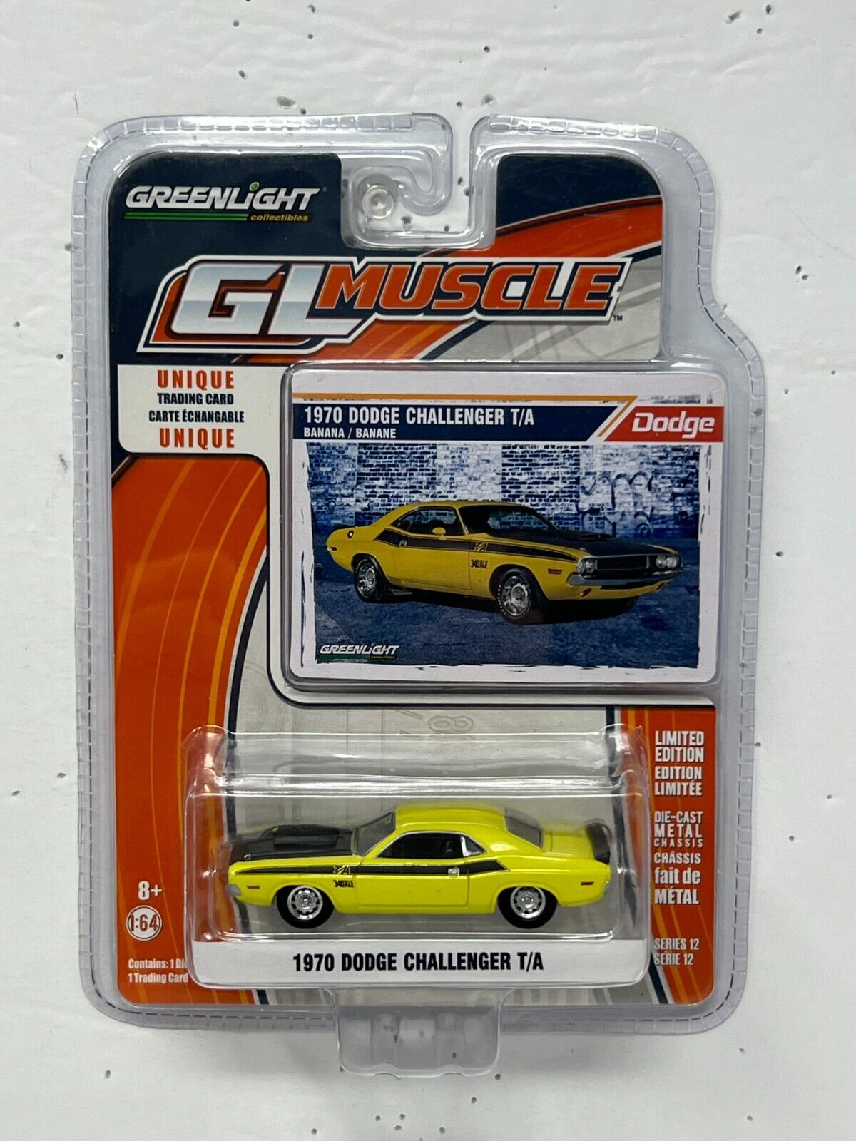 Greenlight GL Muscle 1970 Dodge Challenger T/A 1:64 Diecast