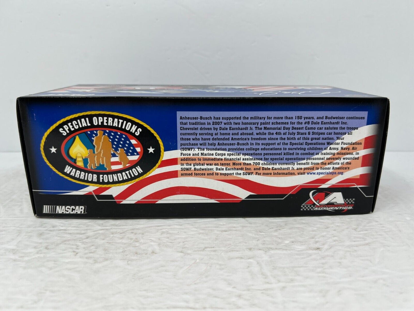 Motorsports Authentics #8 Dale Earnhardt Jr. Bud Stars and Stripes 1:24 Diecast