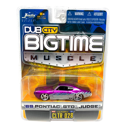 Jada Dub City Bigtime Muscle '69 Pontiac GTO Judge 1:64 Diecast