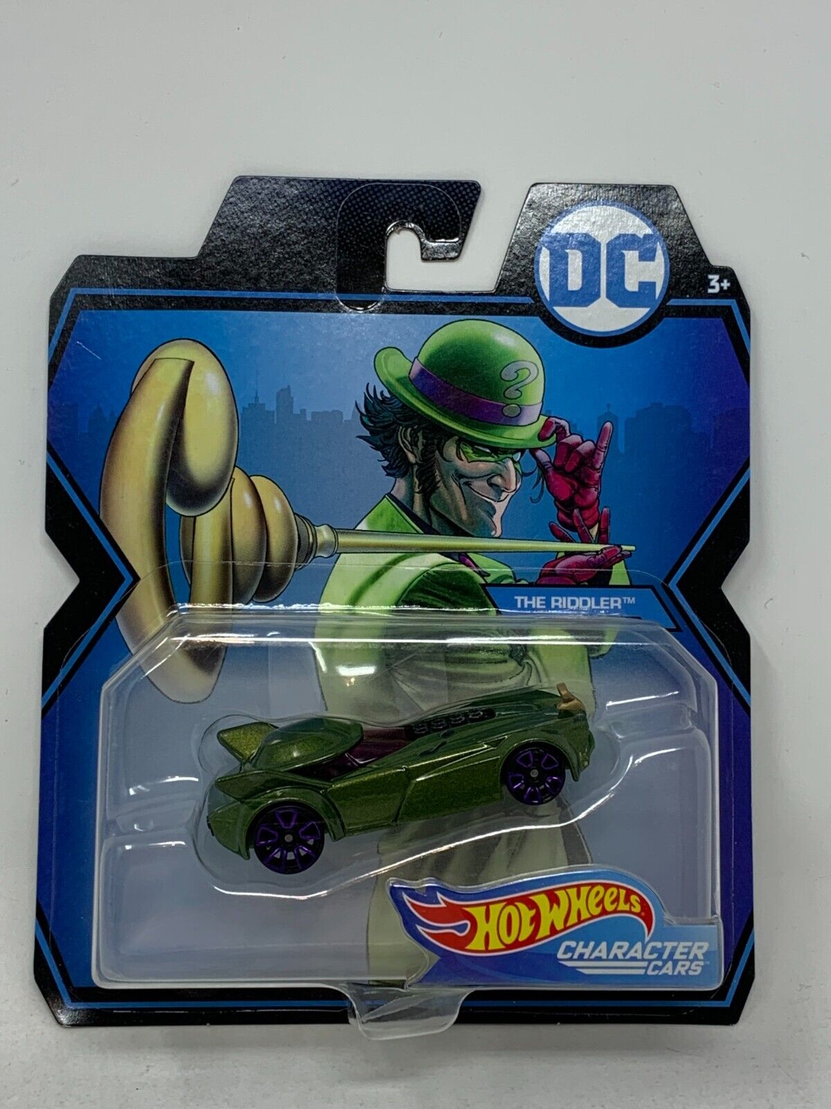 Model The Riddler Car Hot Wheels DC Character Cars The Riddler 1:64 Diecast – Wheelers n ...