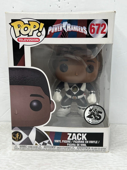 Funko Pop! Television Power Rangers #672 Zack Vinyl Figure Vaulted