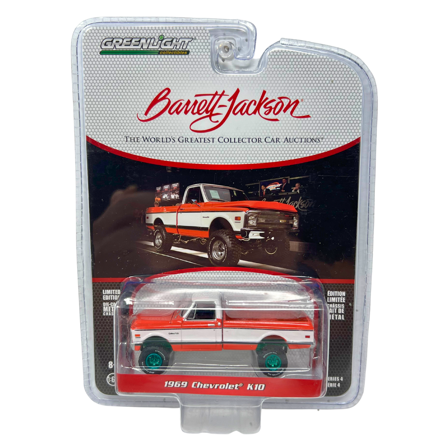 Greenlight Barrett-Jackson 1969 Chevrolet K10 GREEN MACHINE 1:64 Diecast