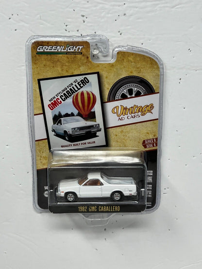 Greenlight Vintage AD Cars 1982 GMC Caballero 1:64 Diecast