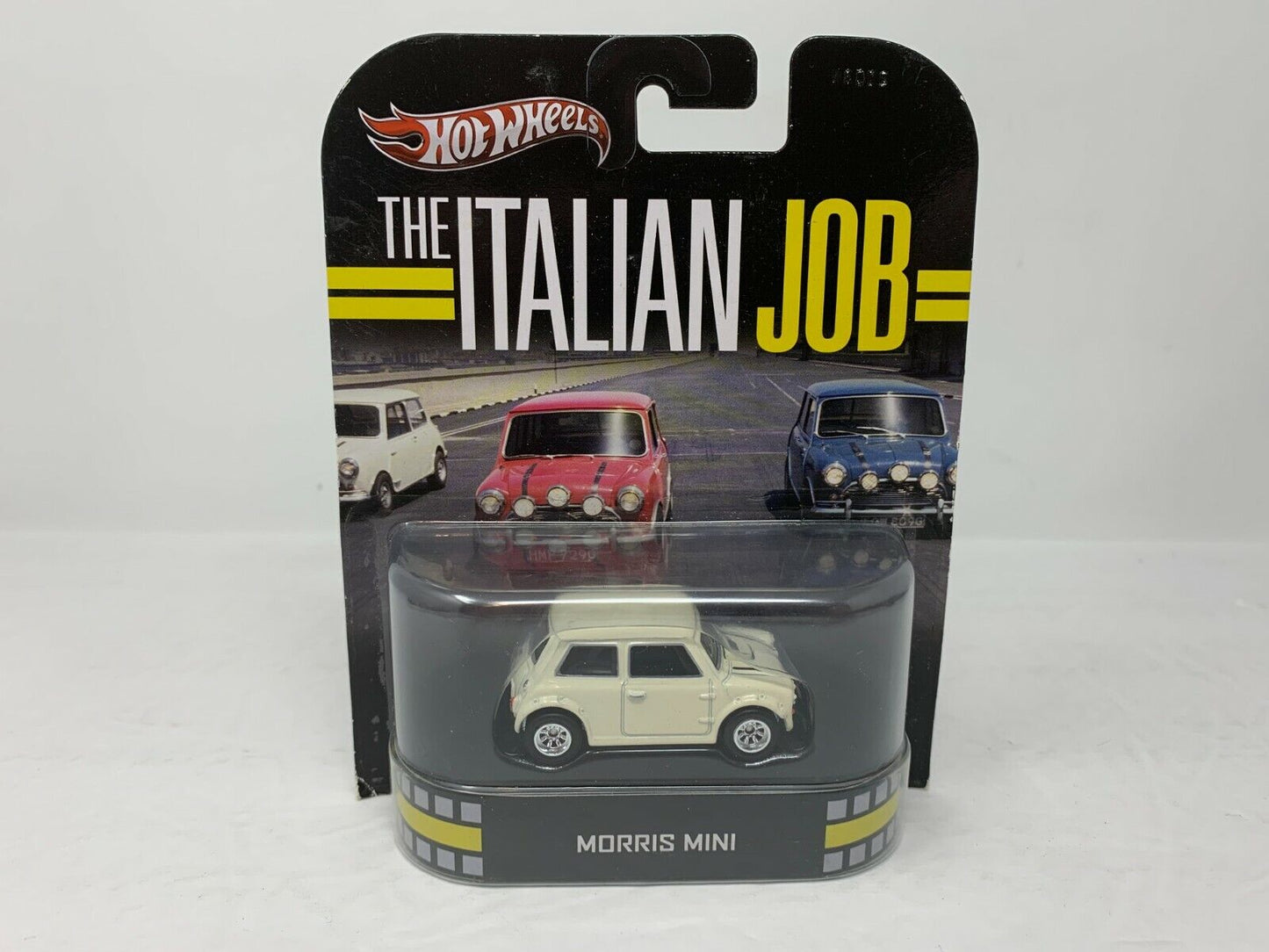 Hot Wheels Retro Entertainment The Italian Job White Morris Mini 1:64 Diecast