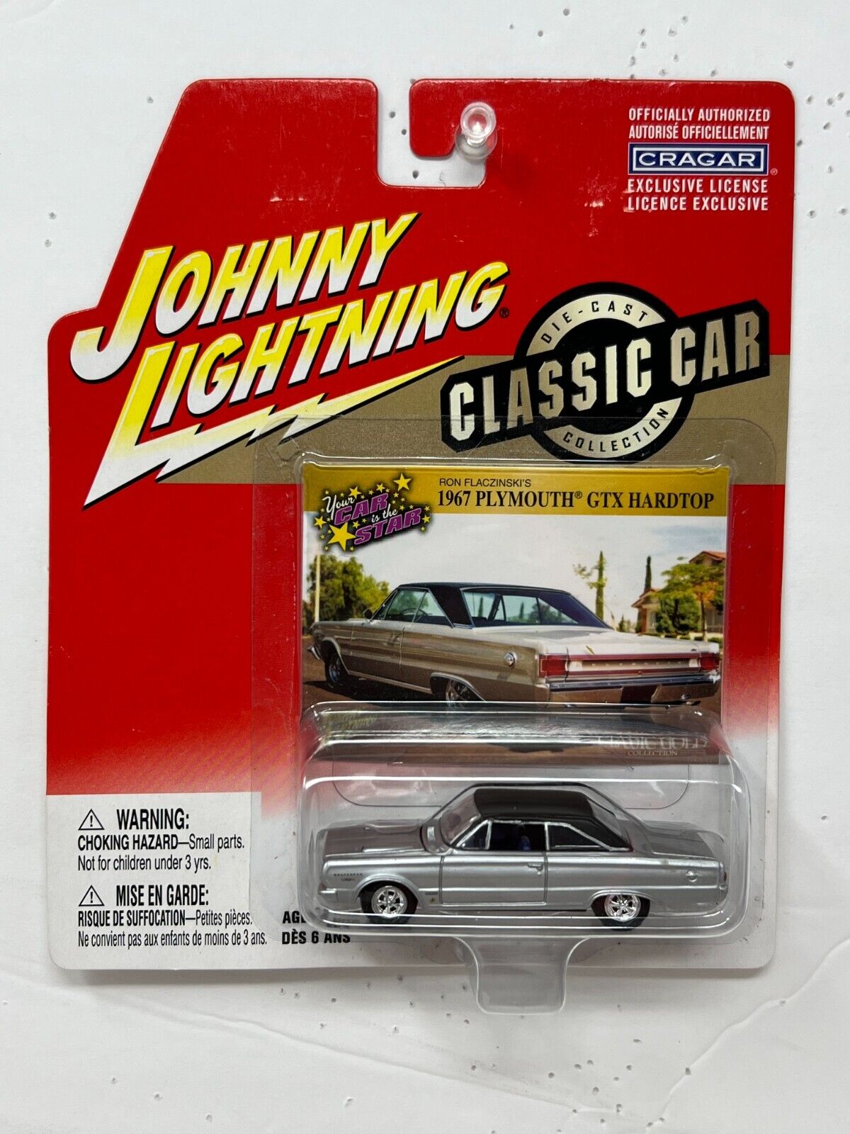 Johnny Lightning Classic Car Collection 1967 Plymouth GTX Hardtop 1:64 Diecast