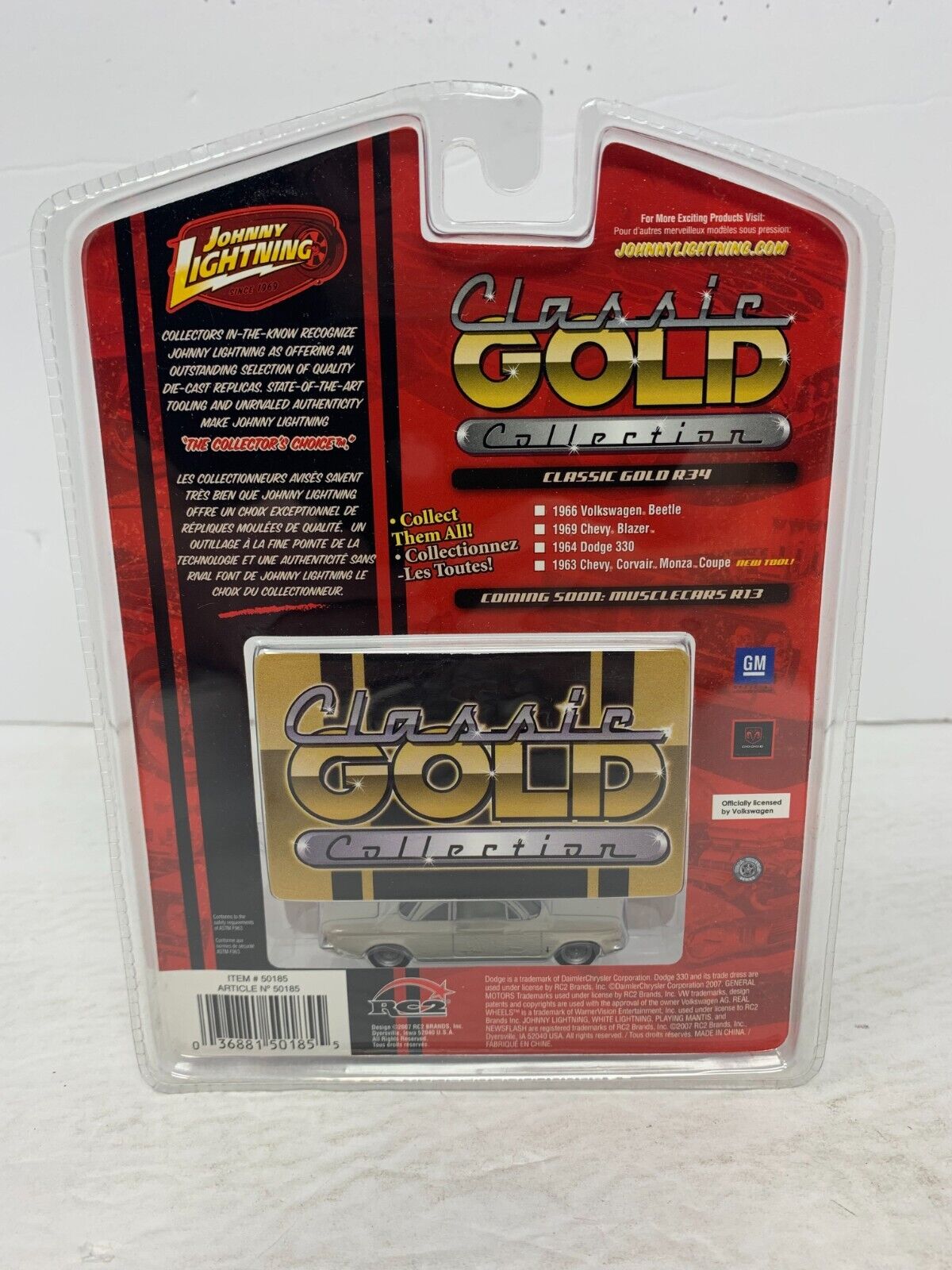 Johnny Lightning Gold Collection '63 Chevy Corvair Monza Coupe 1:64 Diecast