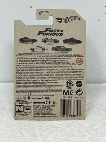 Hot Wheels Fast & Furious 2015 Mercedes-AMG GT POP Culture 1:64 Diecast