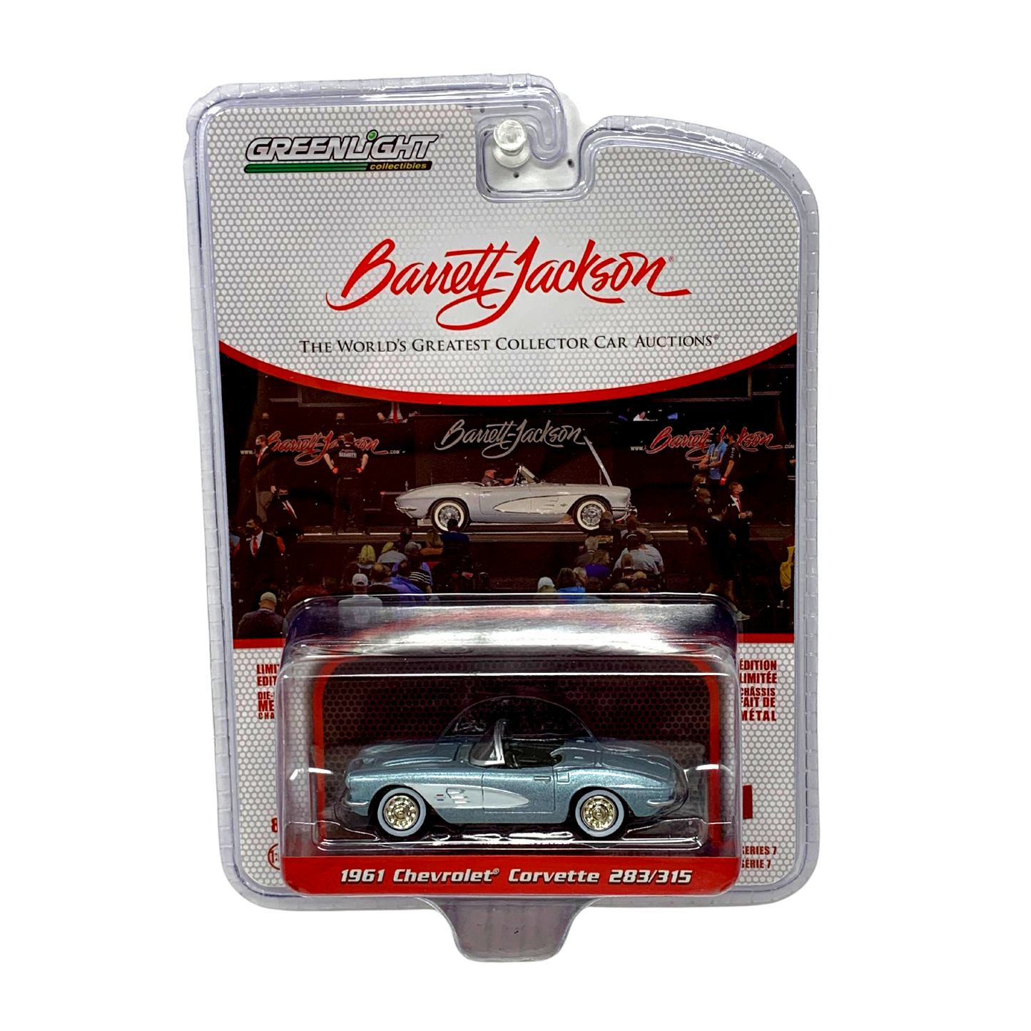 Greenlight Barrett-Jackson 1961 Chevrolet Corvette 283/315 1:64 Diecast