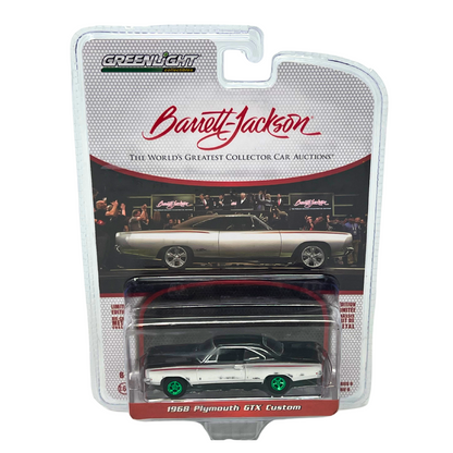 Greenlight Barrett-Jackson 1968 Plymouth GTX Custom Green Machine 1:64 Diecast