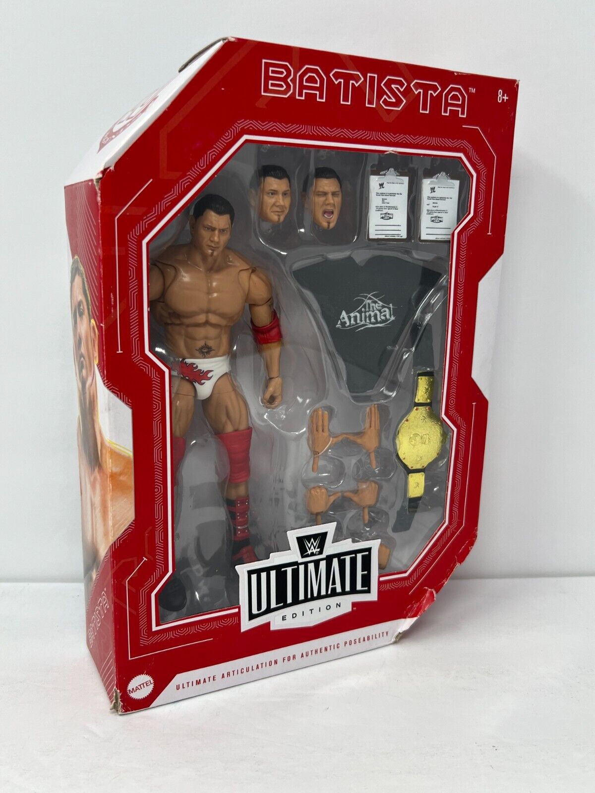 WWE Batista Ultimate Edition Mattel Action Figure Entrance Attire & Belt Mattel Toys