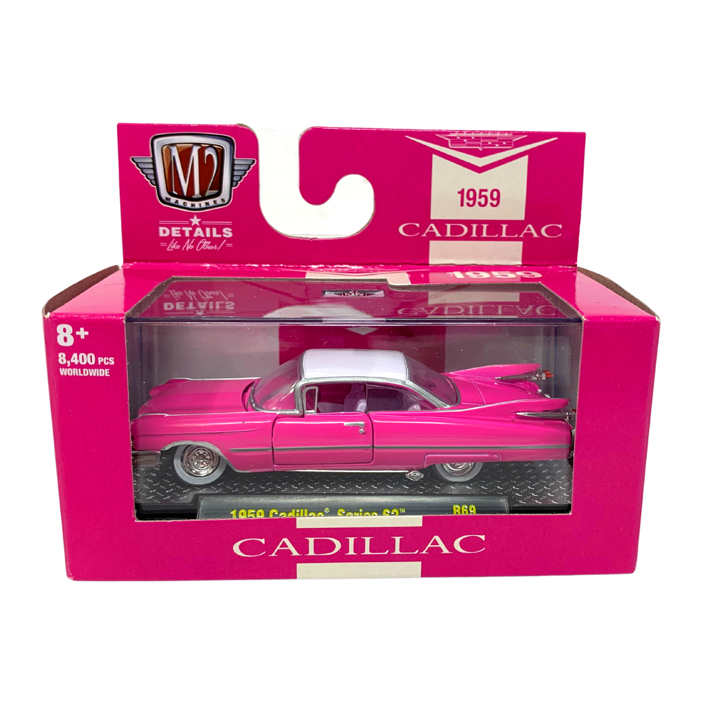 M2 Machines Cadillac 1959 Cadillac Series 62 R69 1:64 Diecast