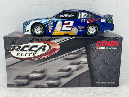 Lionel RCCA Elite Nascar #2 Brad Keselowski Miller Lite 2013 Fusion 1:24 Diecast