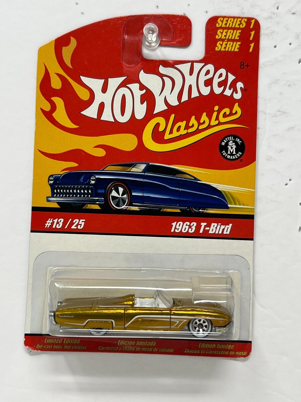 Hot Wheels Classics Series 1 1963 T-Bird 1:64 Diecast