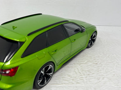 Kiloworks 2020 Audi RS6 Avant C8 Special Edition Java Green 1:18 Diecast