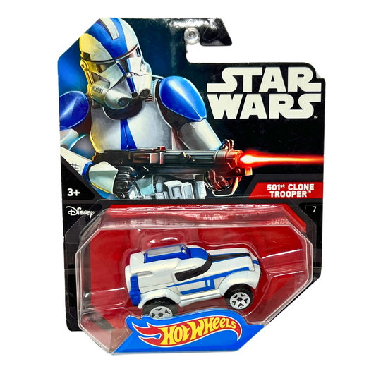 Hot Wheels Star Wars Character Cars 501st Clone Trooper 1:64 Diecast