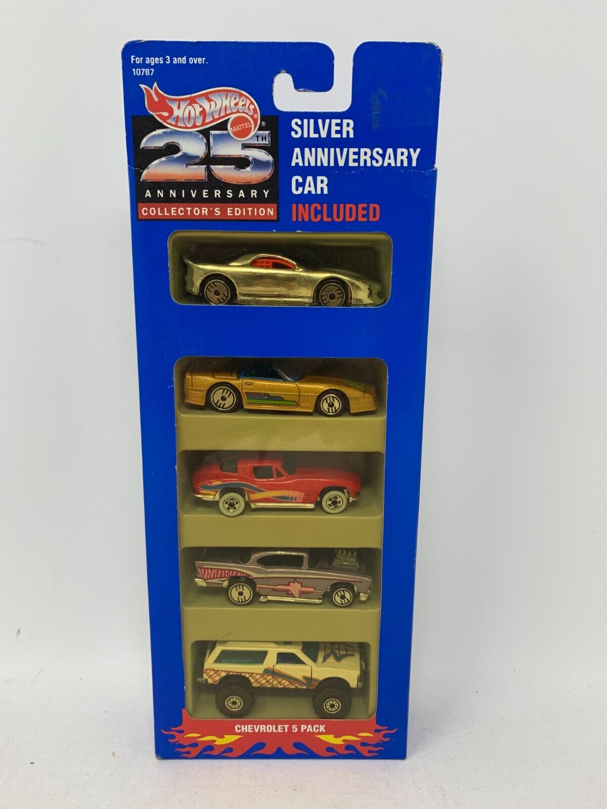 Hot Wheels 1993 25th Anniversary Chevrolet 5-Pack 1:64 Diecast