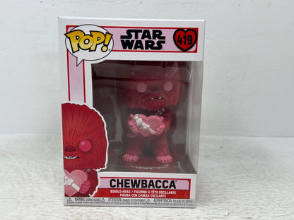 Funko Pop! Star Wars #419 Chewbacca Bobble-Head Valentine's Day Pink