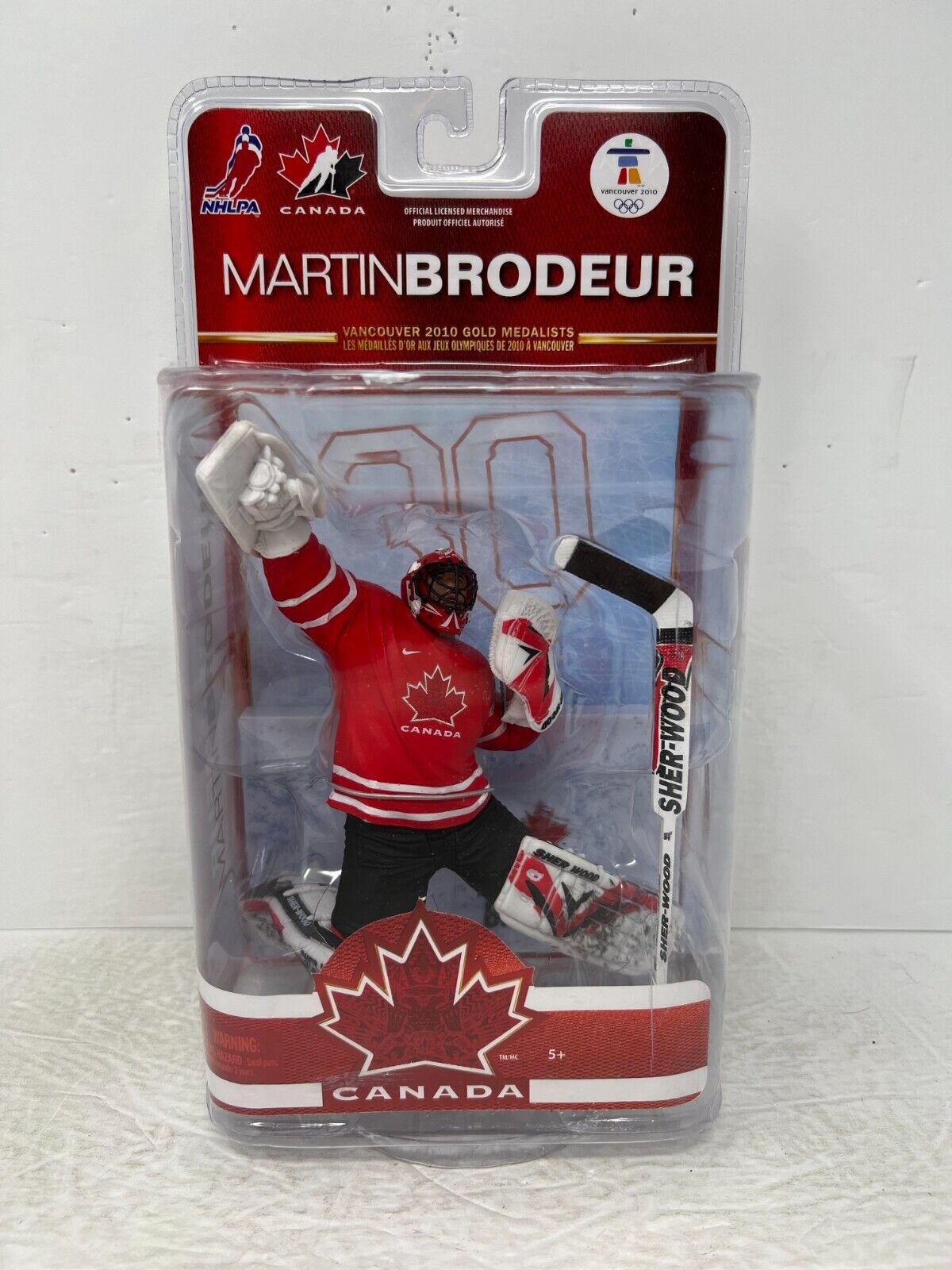 McFarlane Team Canada Series 2 Martin Brodeur Red Jersey Action Figure