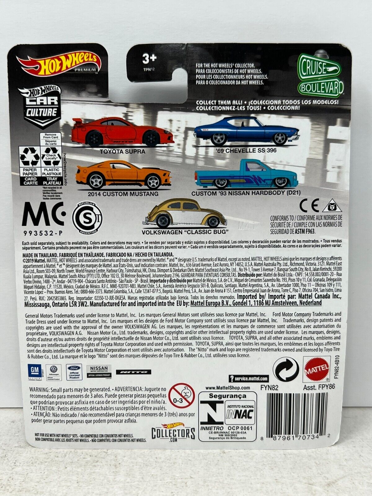 Hot Wheels Premium Cruise Boulevard Culture '69 Chevelle SS 396 1:64 Diecast