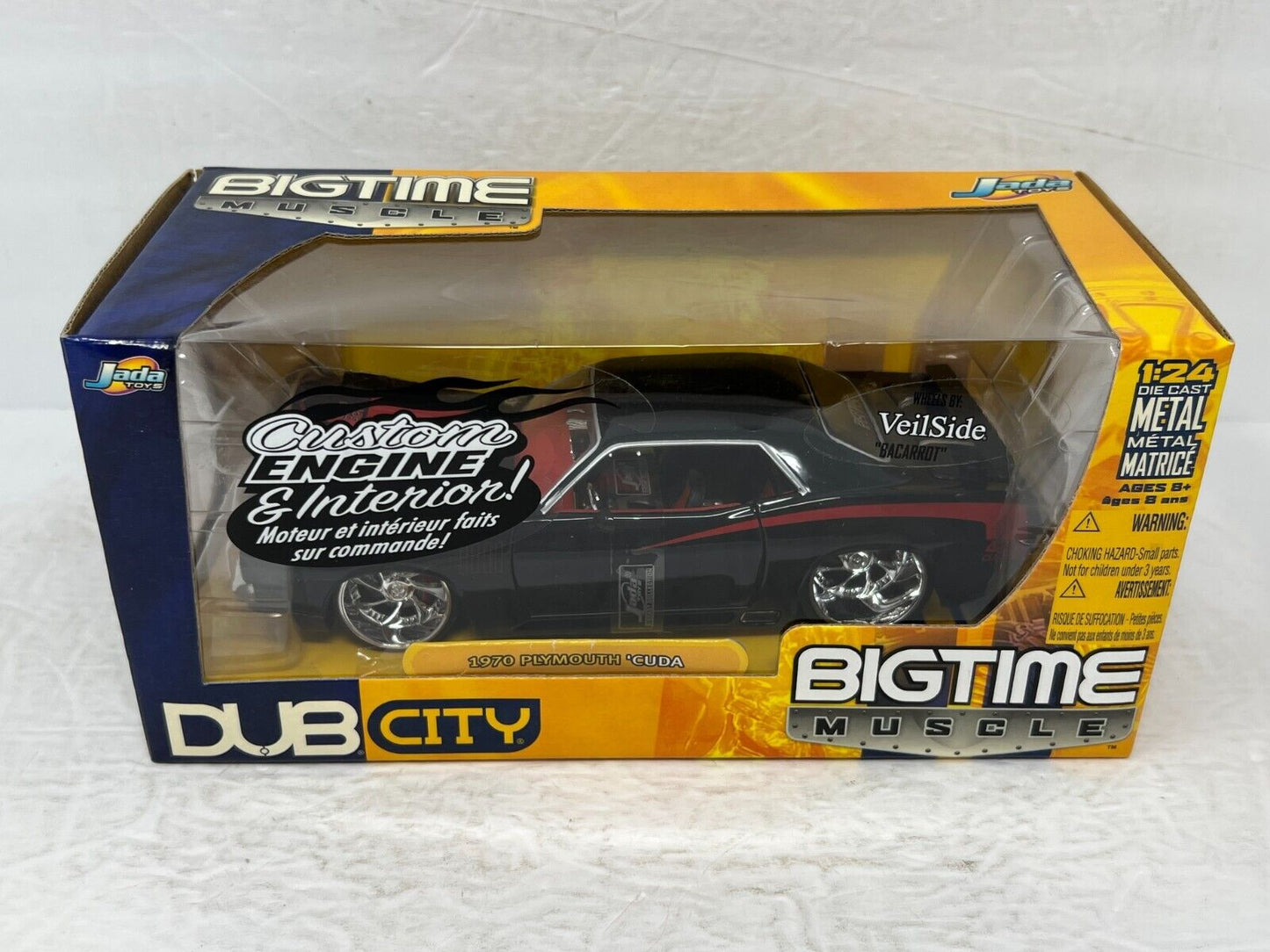 Jada Dub City Bigtime Muscle 1970 Plymouth 'Cuda 1:24 Diecast