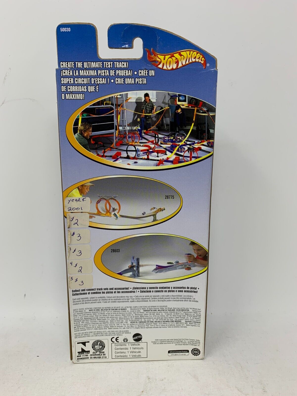 Hot Wheels 2000 Harley Davidson 5-Pack 1:64 Diecast