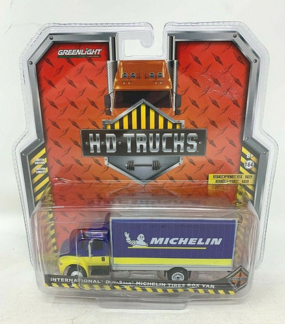 Greenlight HD Trucks International Durastar Michelin Box Van 1:64 Diecast