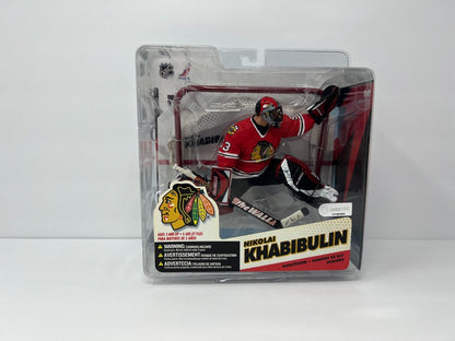 Mcfarlane NHL Series 12 Nikolai Khabibulin Chicago Blackhawks 6 Inch Figure