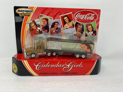 Matchbox Coca-Cola Calendar Girls Semi Truck 1:64 Diecast Complete Set of 6