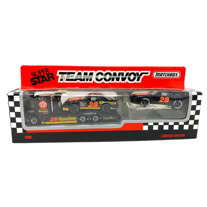 Matchbox Super Star Team Convoy #28 Texaco Havoline Davey Allison Transporter
