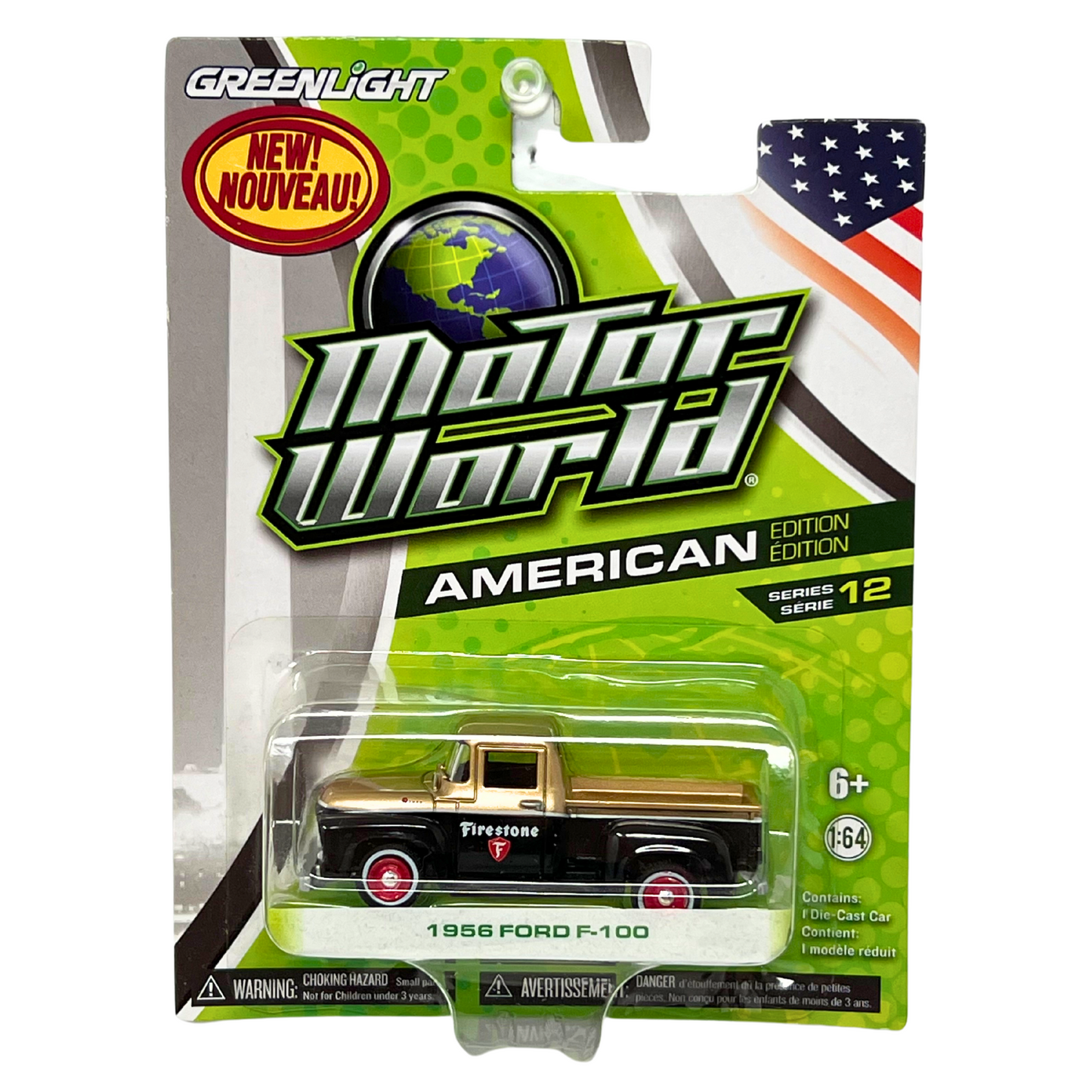 Greenlight Motor World American 1956 Ford F-100 1:64 Diecast