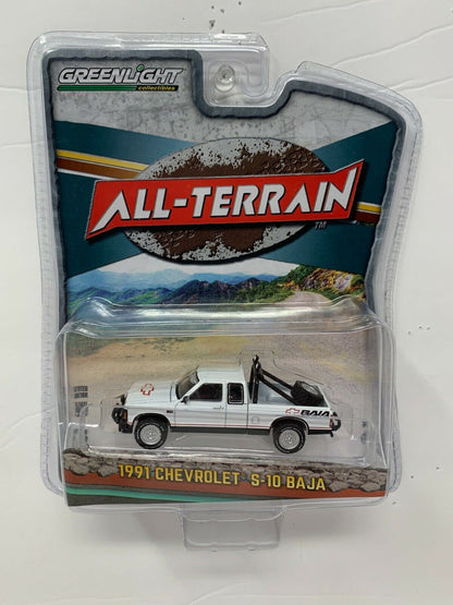 Greenlight All-Terrain 1991 Chevrolet S-10 Baja 1:64 Diecast