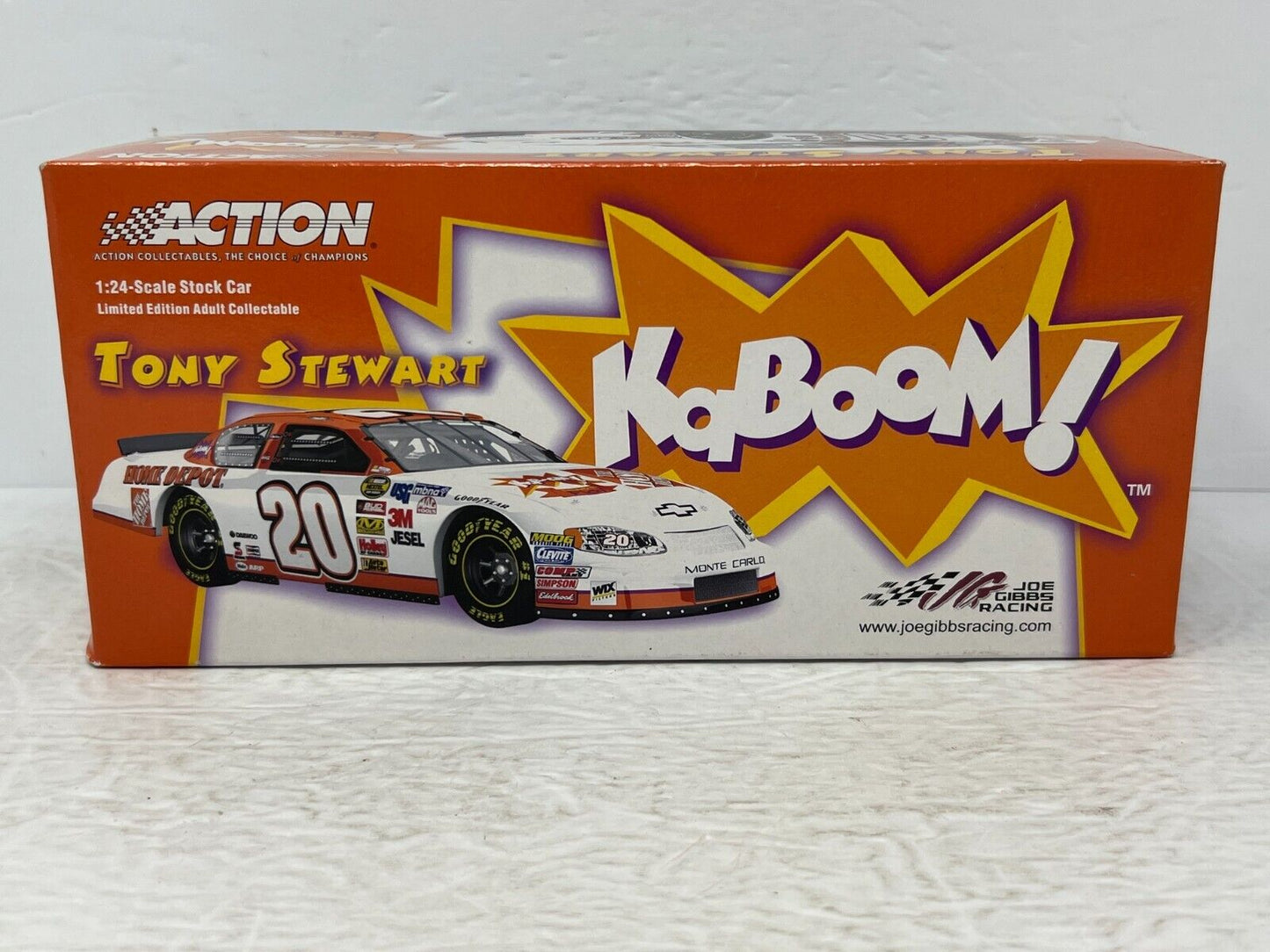 Action Nascar #20 Tony Stewart Home Depot Kaboom GM Dealers 2005 1:24 Diecast