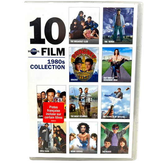 Universal 1980s 10-Film Collection (DVD, 2020) Movie Boxset New and Sealed!!!