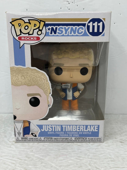 Funko Pop! Rocks Nsync #111 Justin Timberlake Vinyl Figure Vaulted