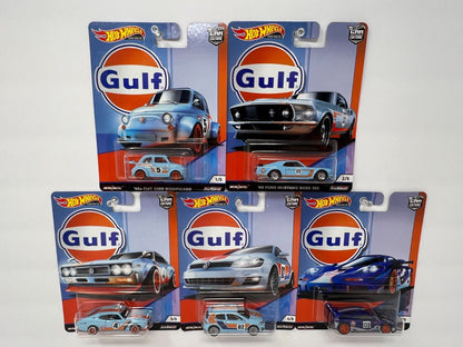 Hot Wheels Premium Car Culture Gulf 1:64 Diecast Complete Set of 5