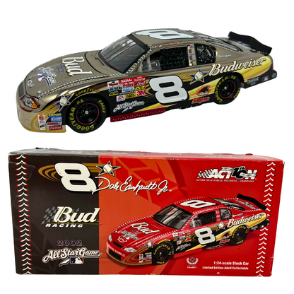 Action Nascar #8 Dale Earnhardt Jr. Bud MLB Dealers 18K White Gold 1:24 Diecast