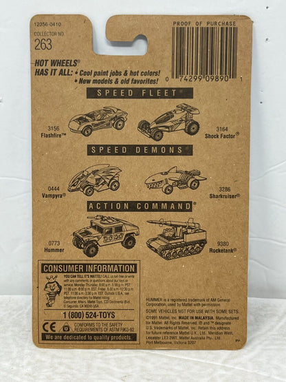 Hot Wheels 1991 Mean Green Passion #263 1:64 Diecast