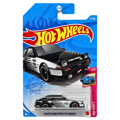 Hot Wheels HW Drift Toyota AE86 Sprinter Trueno JDM 1:64 Diecast