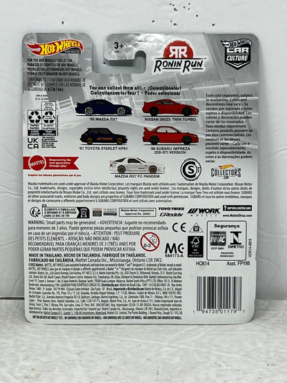 Hot Wheels Premium Ronin Run '98 Subaru Impreza 22B-STi Version 1:64 Diecast