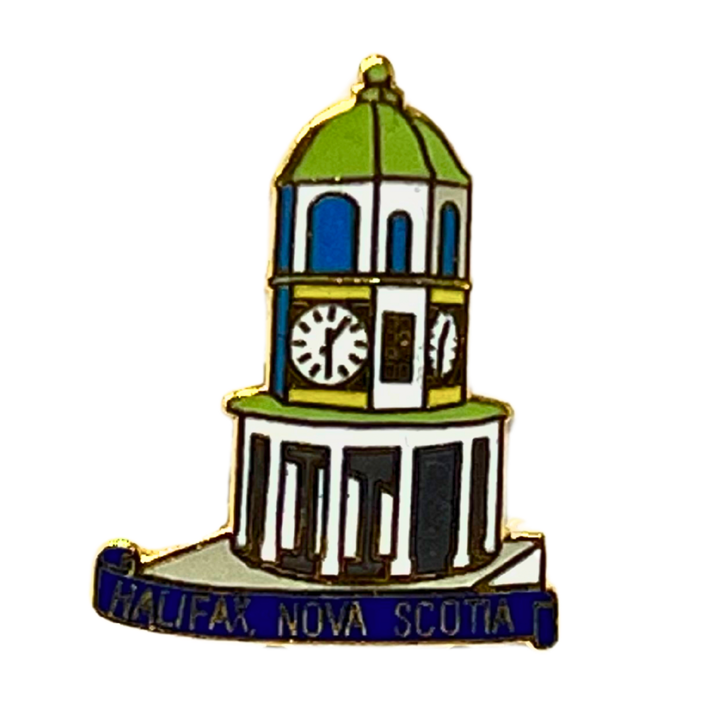 Town Clock Halifax nova Scotia Souvenir Cities & States Lapel Pin SP1