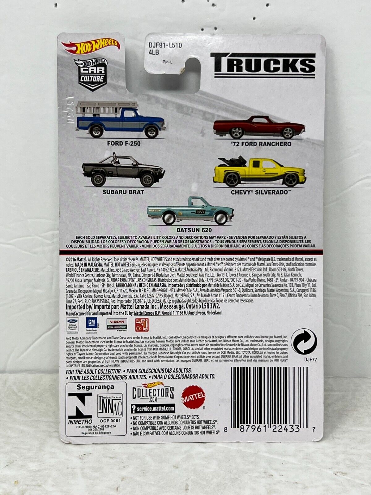 Hot Wheels Trucks Chevy Silverado Real Riders 1:64 Diecast