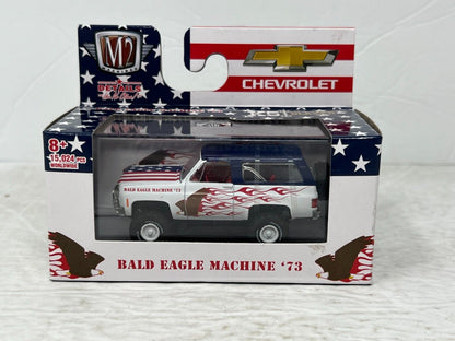 M2 Machines Bald Eagle Machine '73 1973 Chevrolet K5 Blazer 1:64 Diecast