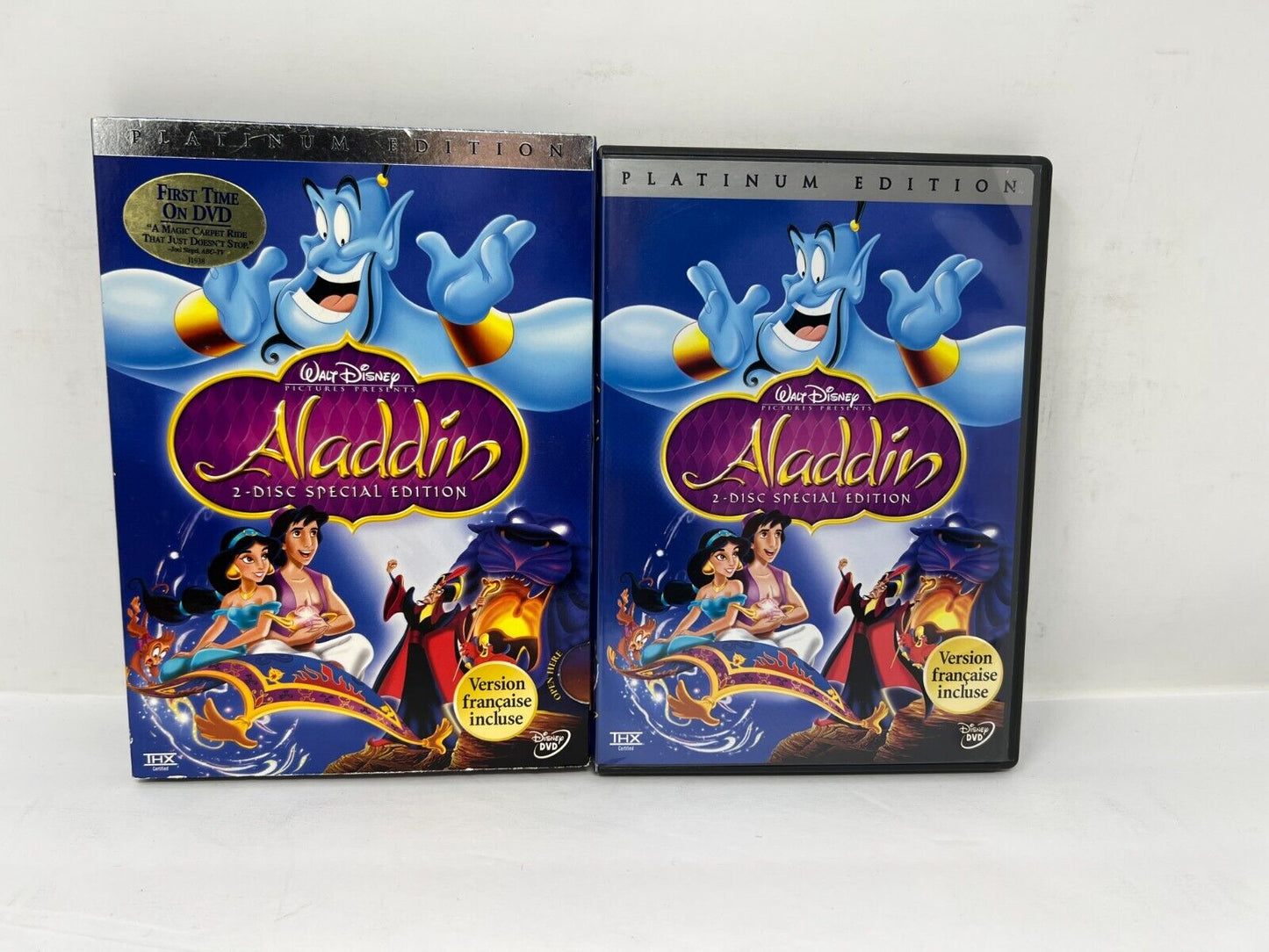 Disney Aladdin (DVD, 2004) Disney Classic Platinum Edition Good Condition!!!