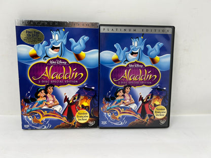 Disney Aladdin (DVD, 2004) Disney Classic Platinum Edition Good Condition!!!